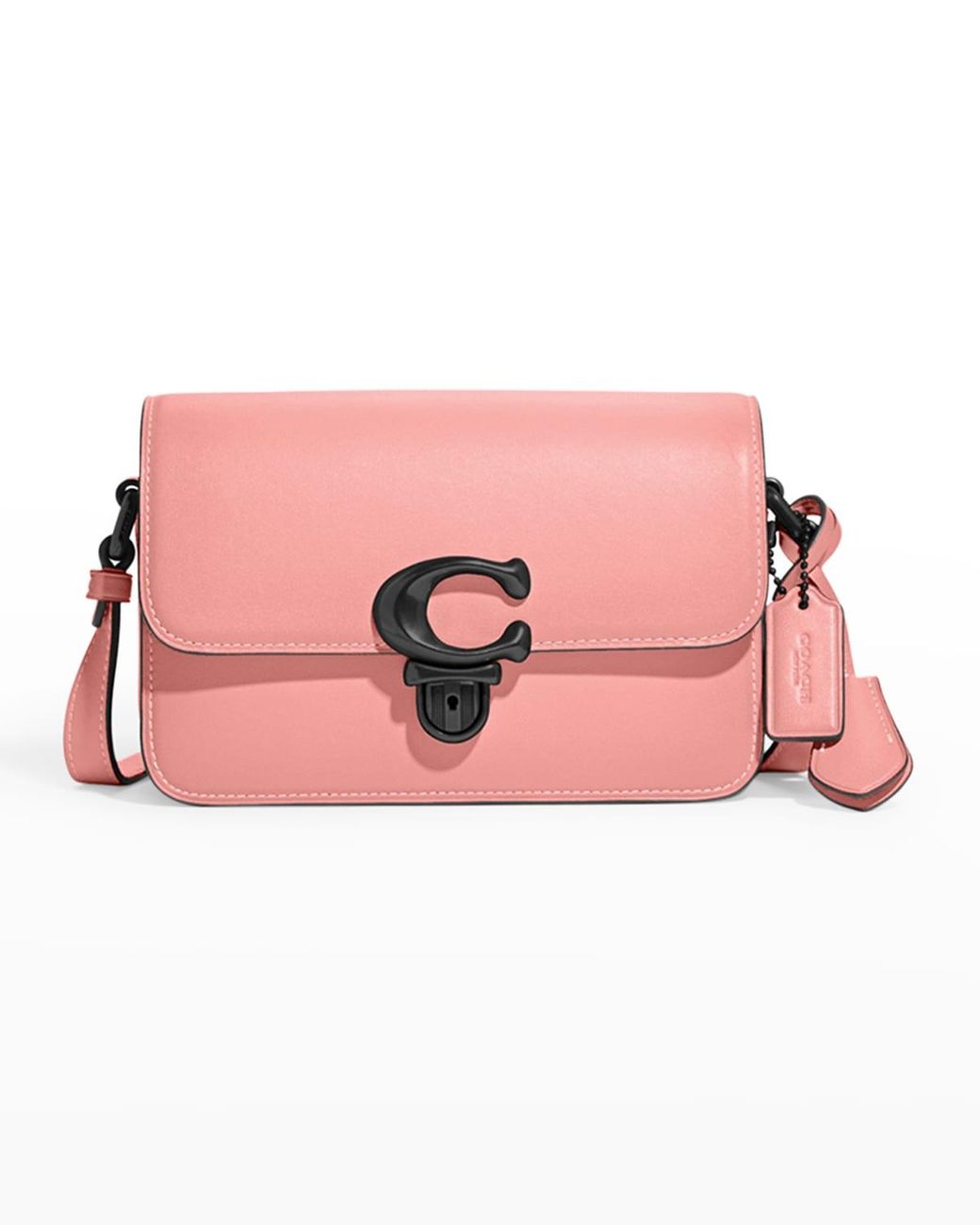 COACH Studio Flap Leather Shoulder Bag in Pink Lyst