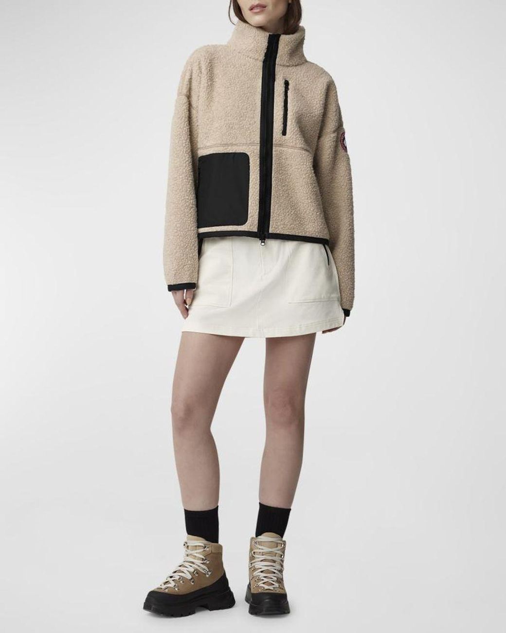 Canada Goose Natural Simcoe Fleece Jacket