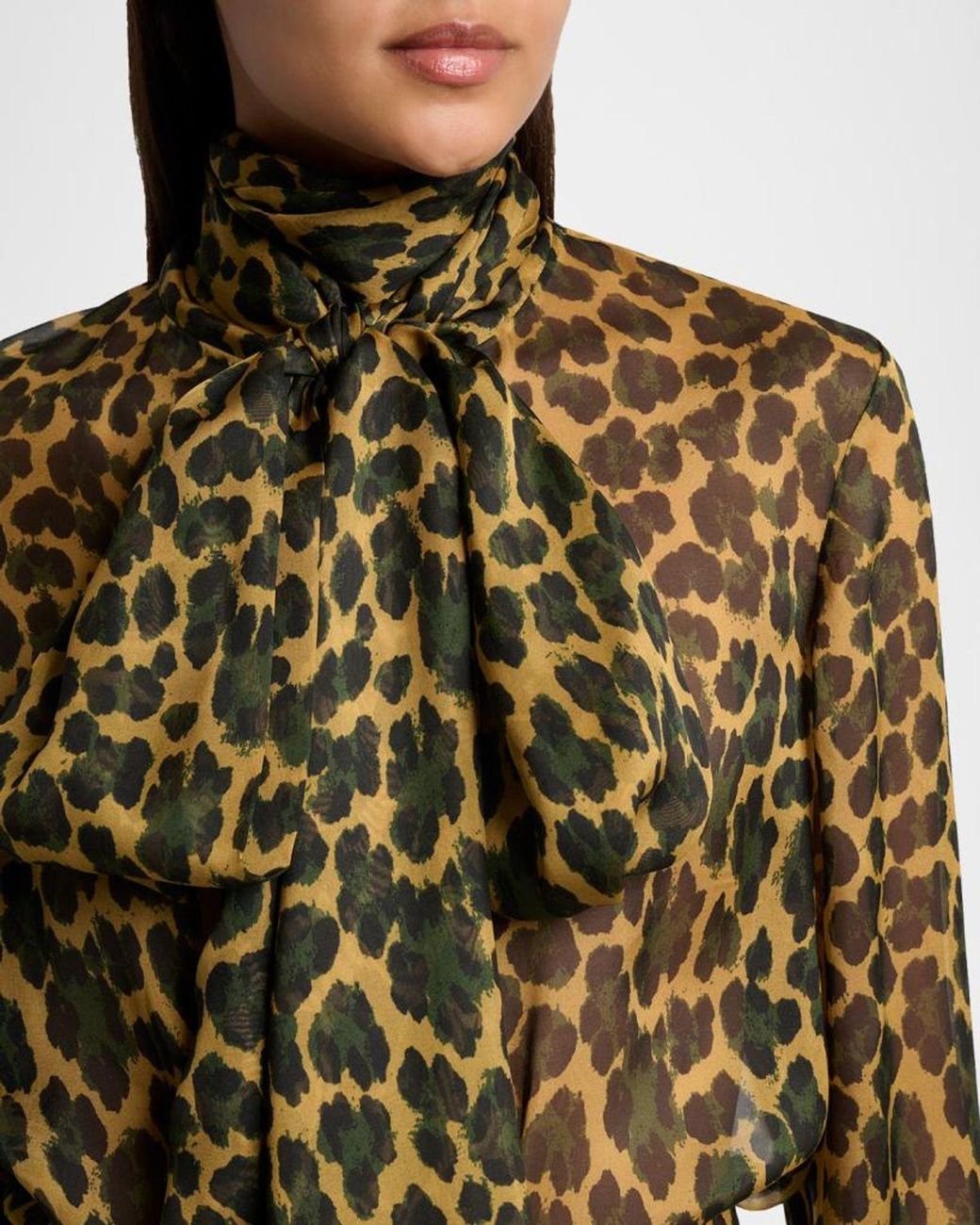 Saint Laurent Green Blouses