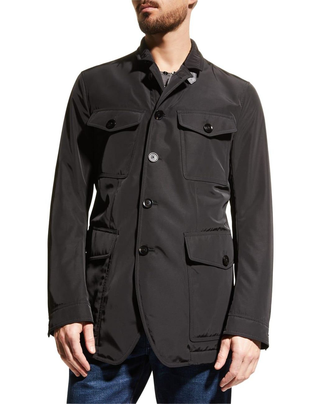 Tom Ford 4-pocket Sartorial Sport Jacket in Black for Men | Lyst