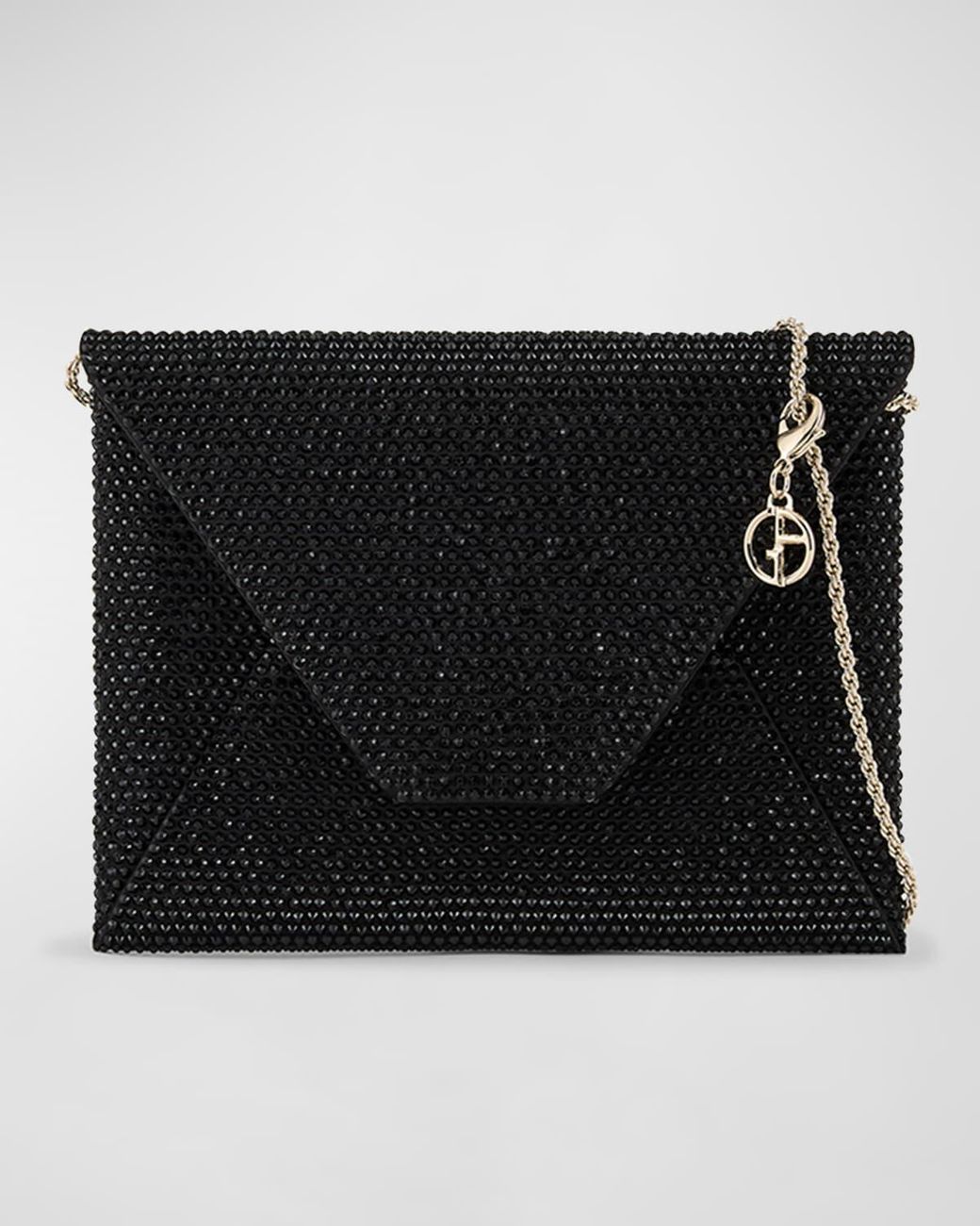 Emporio Armani Clutch bags Black Satin ref.158045 - Joli Closet