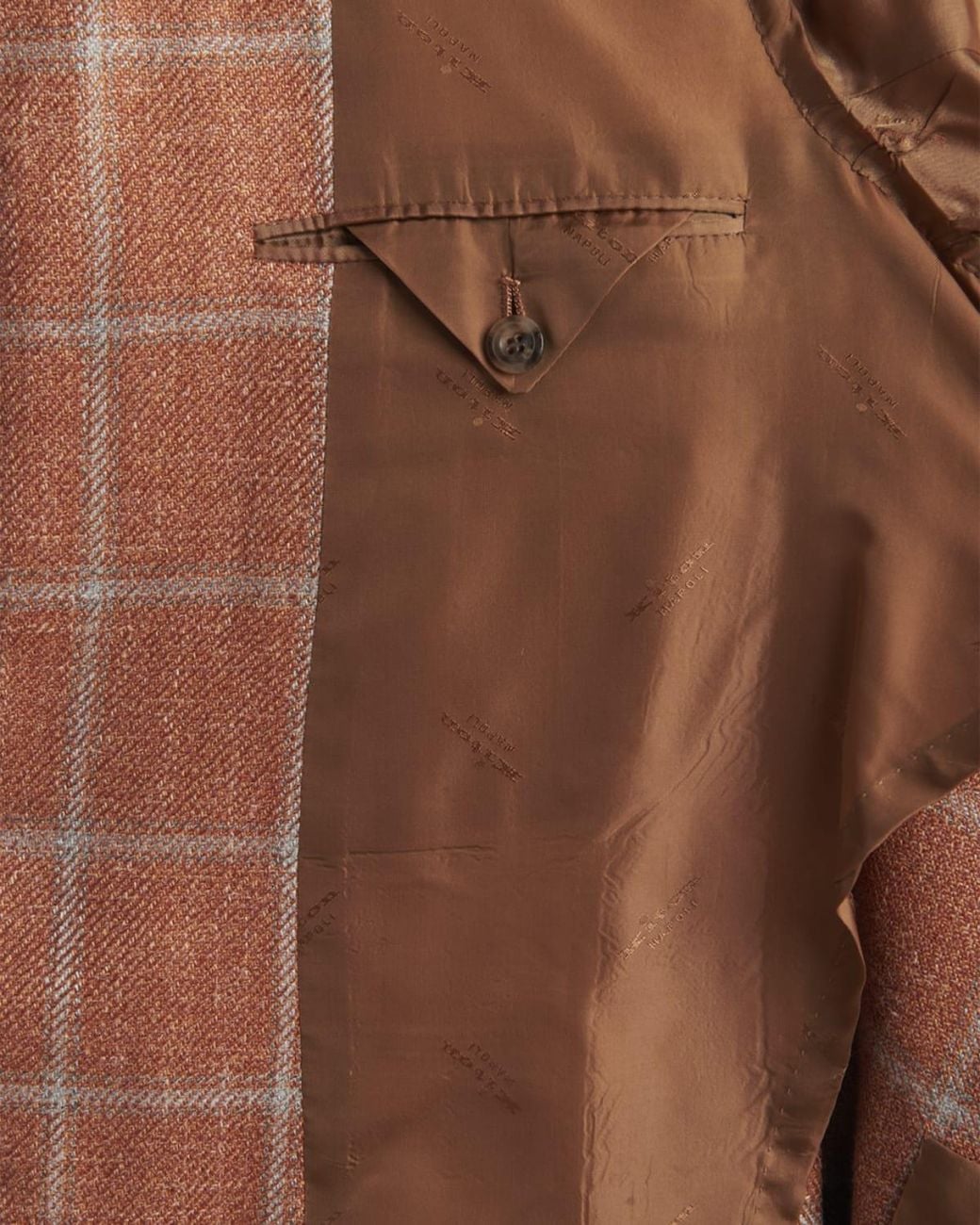 Kiton Brown Apos;S Windowpane Check Cashmere-Blend Blazer for men