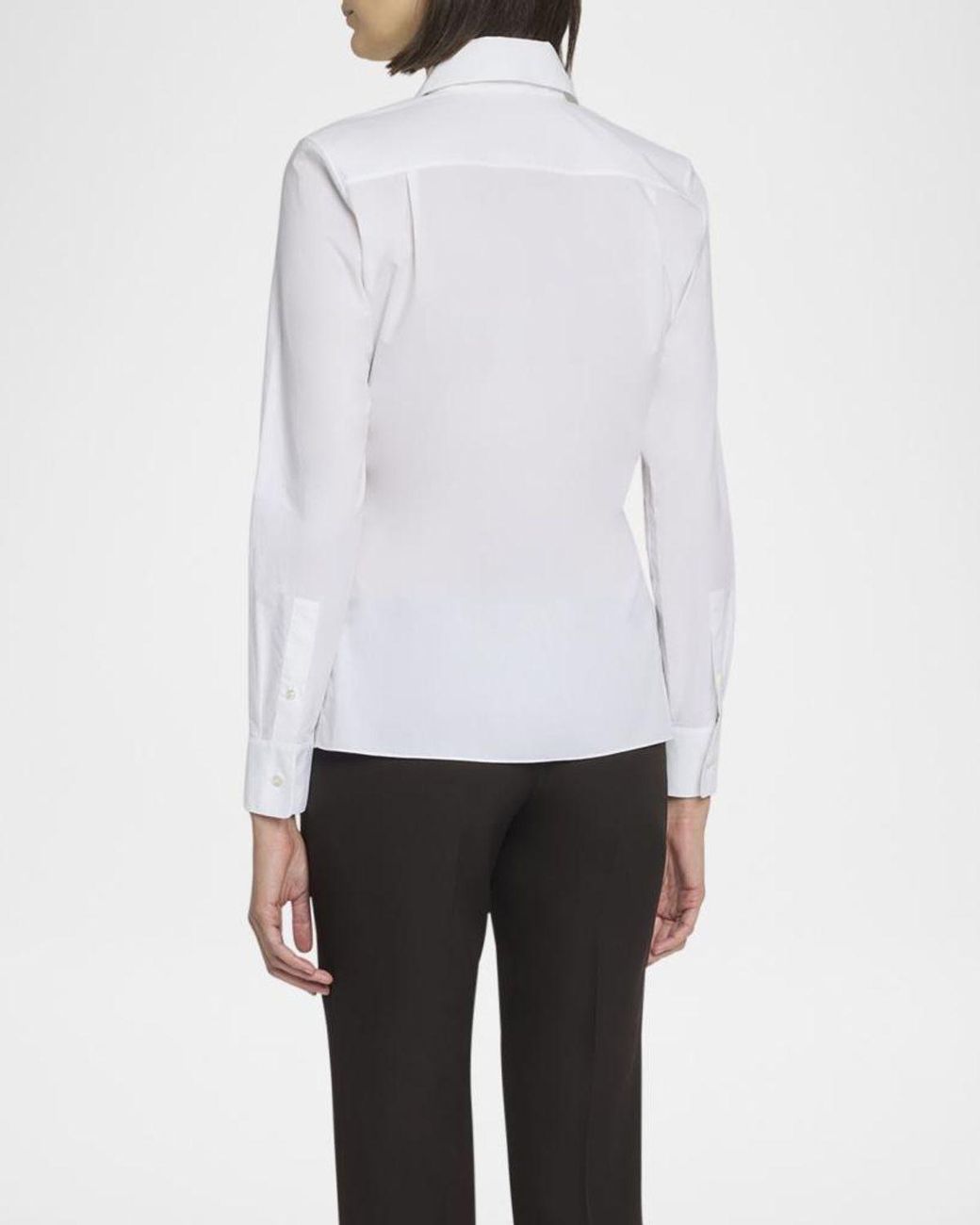 The Row White Maltika Button-Down Shirt