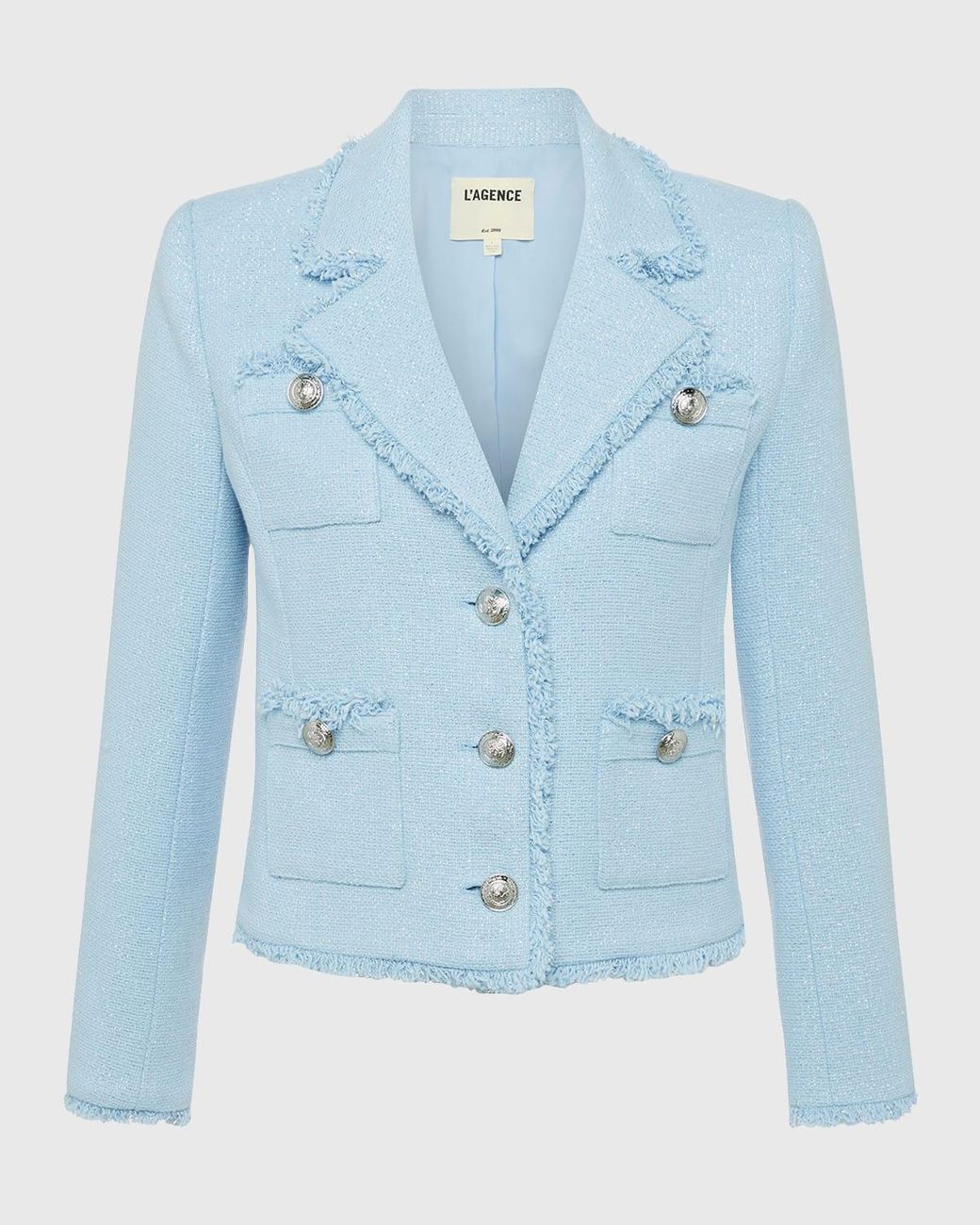 【新品未使用】laubeblanc Fringe tweed Jacket Fringe tweed Jacket – L'AUBE BLANC