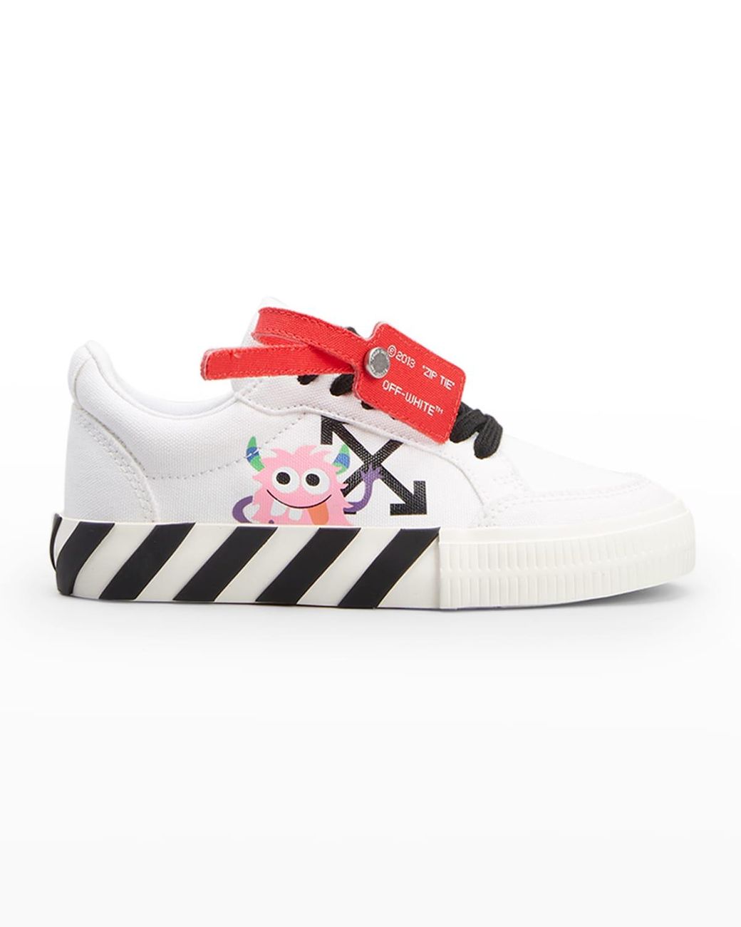 Off-White c/o Virgil Abloh Kid's Monsters Arrow Canvas Low-top Sneakers ...