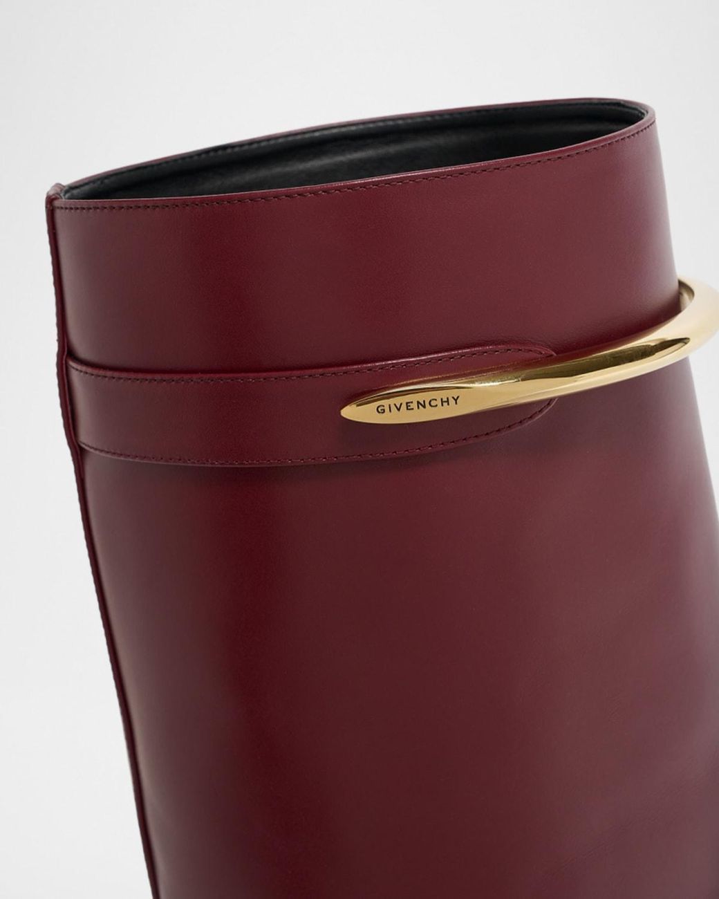 Givenchy Red Shark Pinch Leather Boots