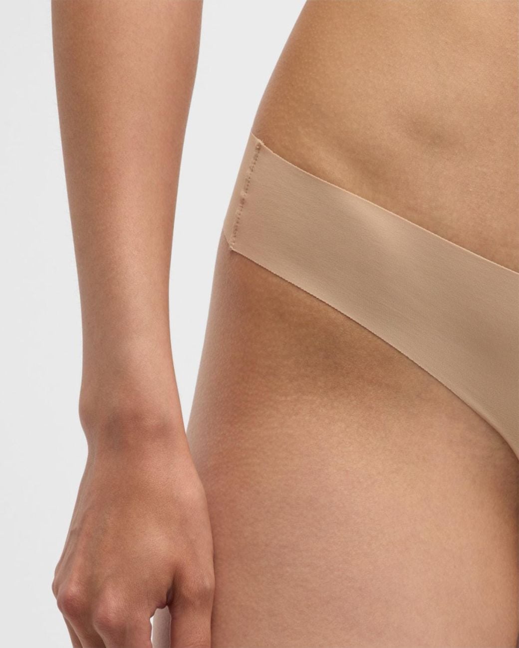 Commando Brown Classic Solid Thong