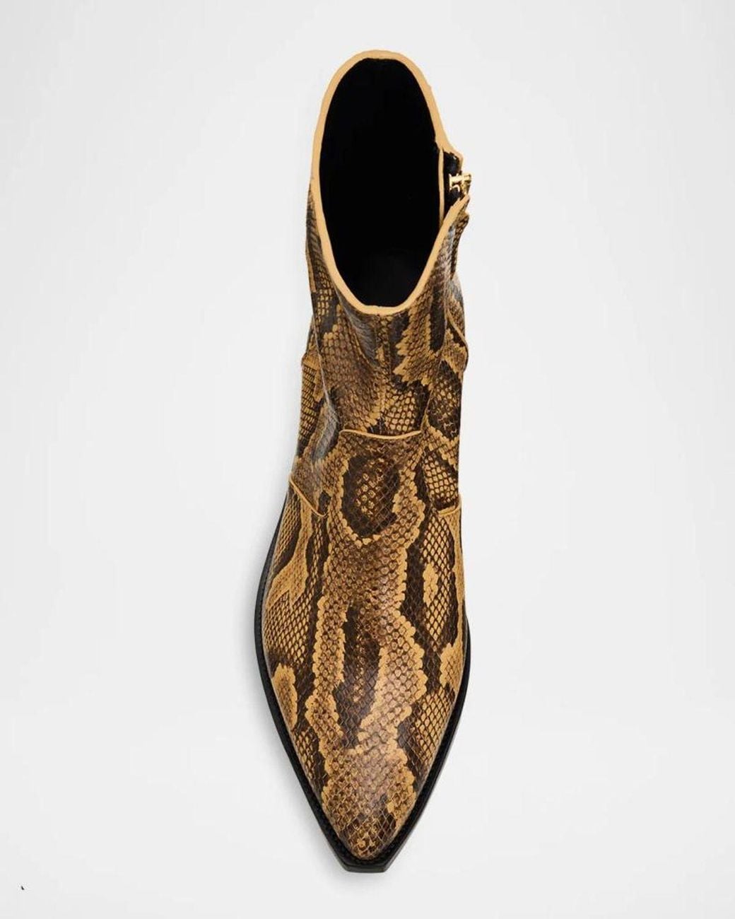 Amiri Apos;S Python-Embossed Leather Ankle Boots in Brown for Men | Lyst