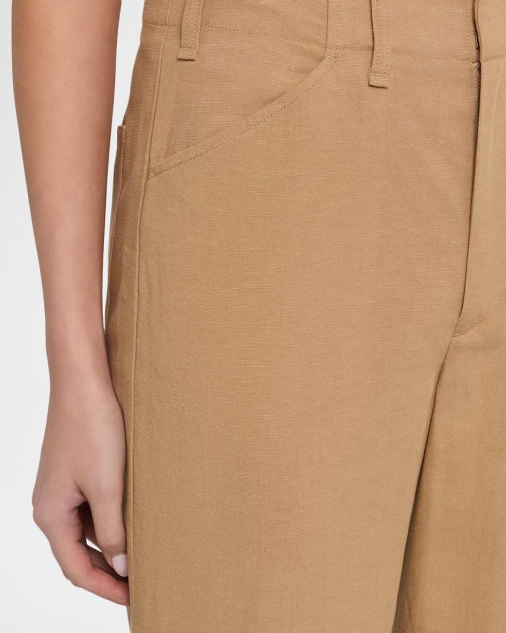 Rag & Bone Natural Allison Crop Flared Pants