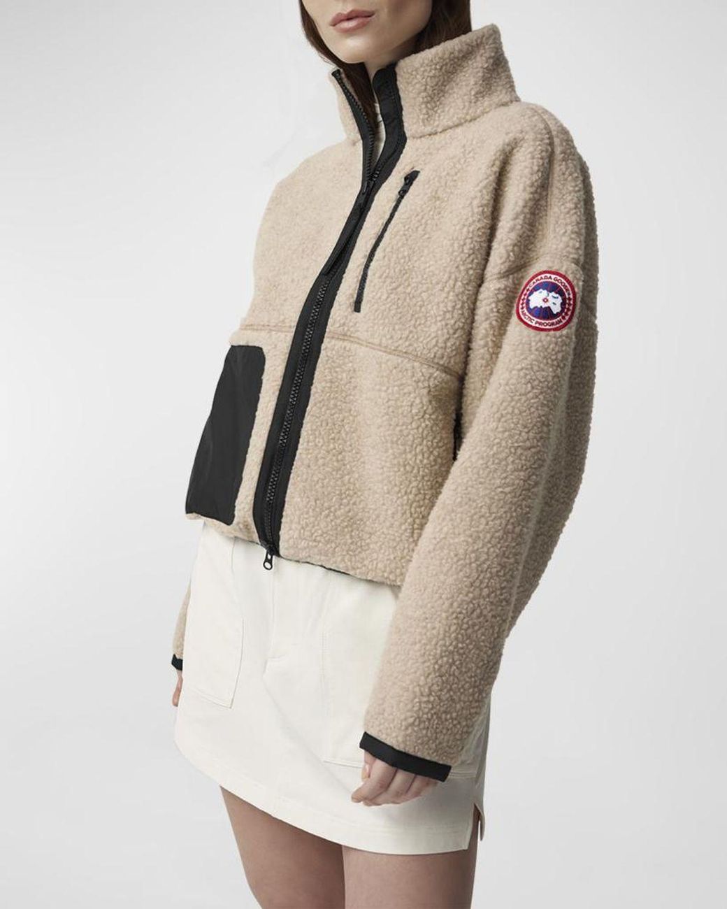 Canada Goose Natural Simcoe Fleece Jacket