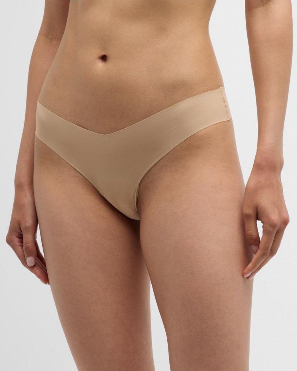 Commando Brown Classic Solid Thong