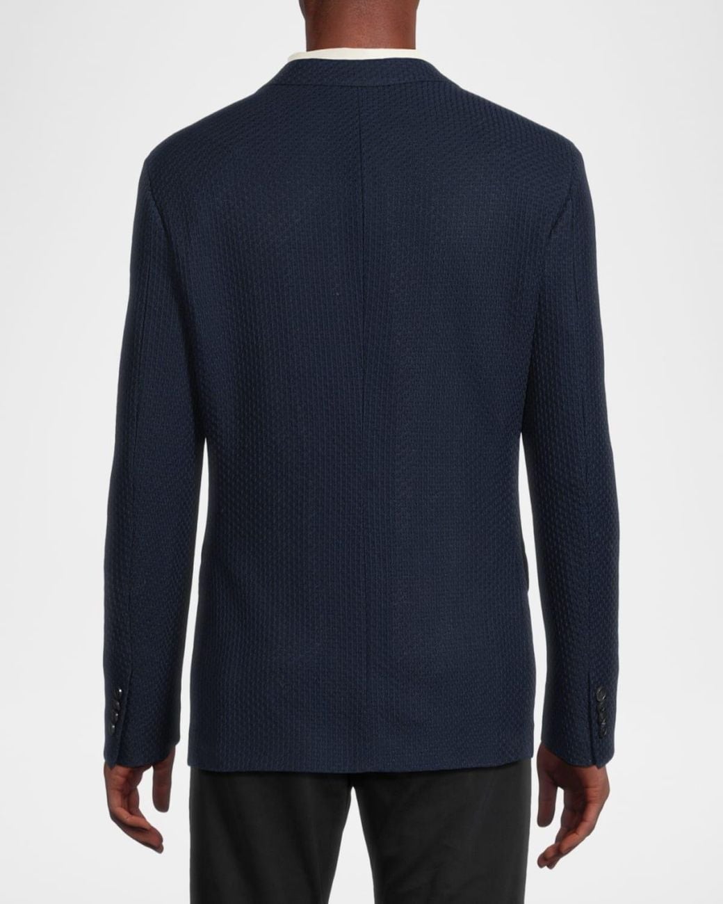 Etro Blue Apos;S Basic Textured Blazer for men