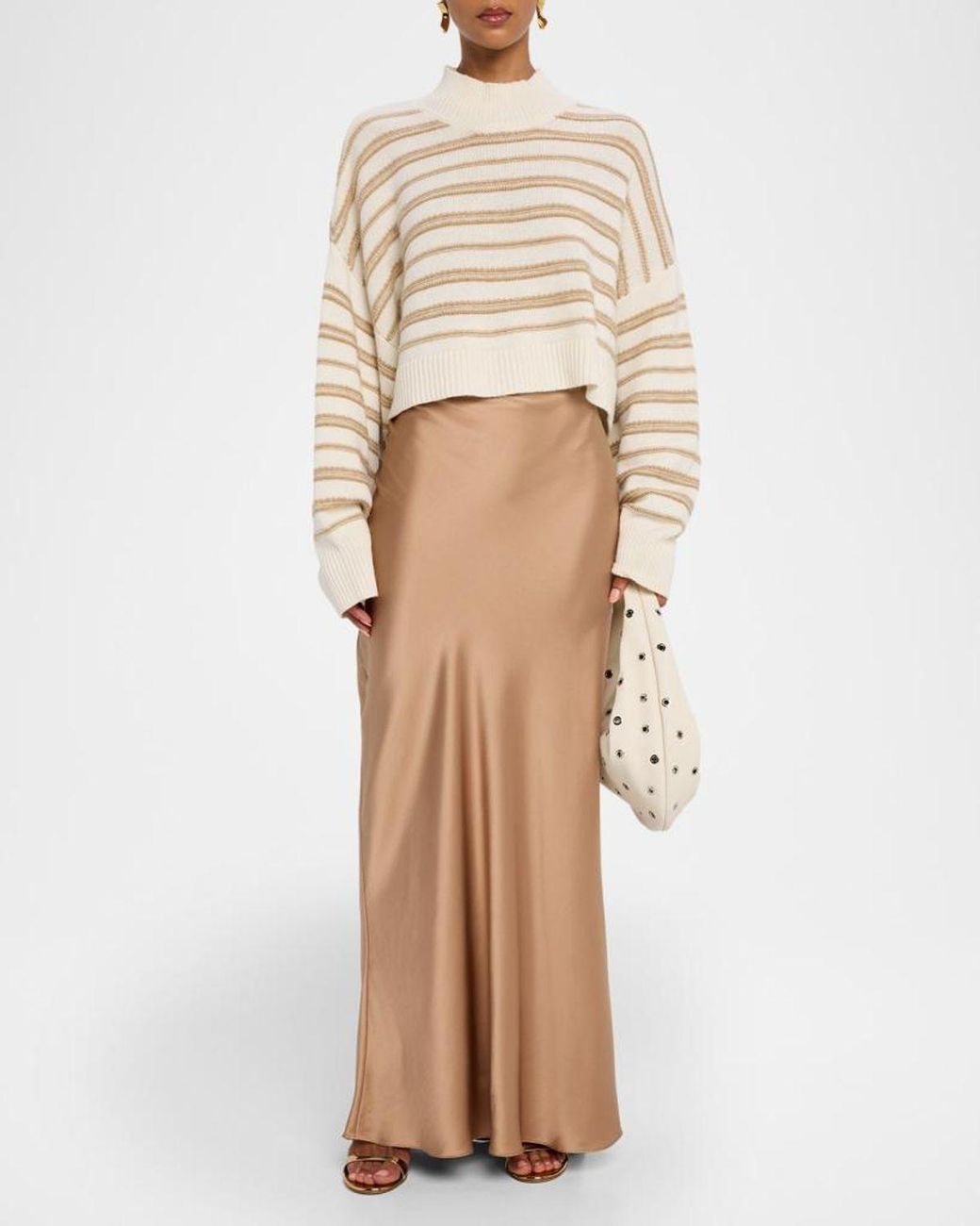 SABLYN Natural Wells Cropped Cashmere Pullover