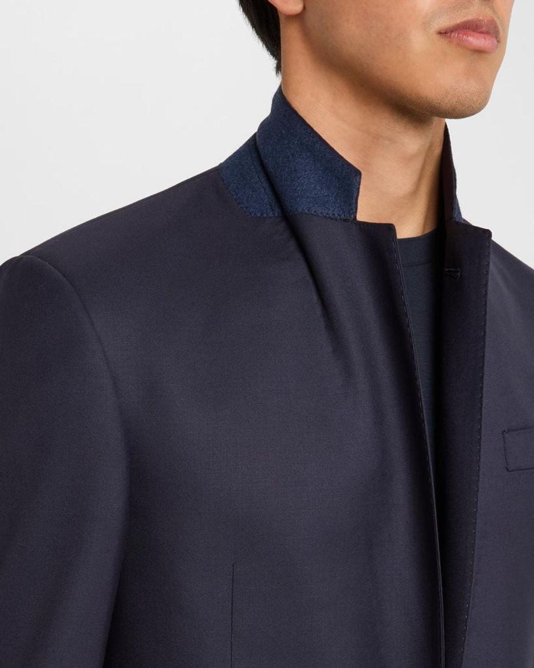 Giorgio Armani Blue Two-button Soft Basic Suit, Navy for men