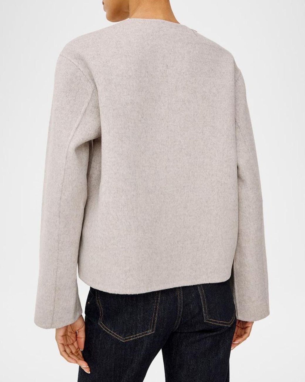 Rails Natural Deidre Drop Shoulder Wool-Blend Jacket