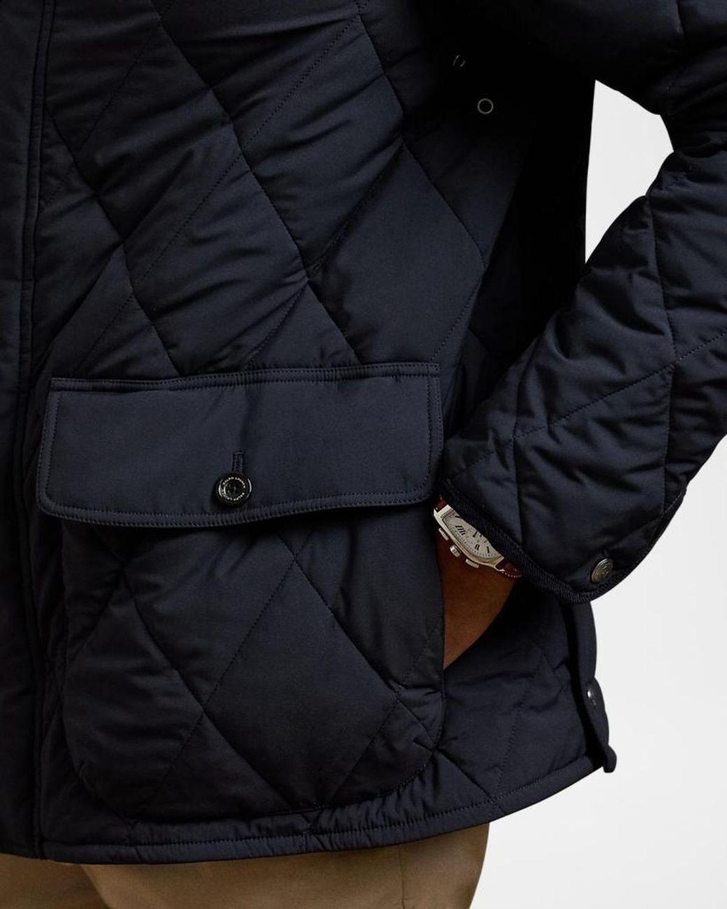 Ralph Lauren Blue Apos;S Carleton Quilted Down Jacket for men