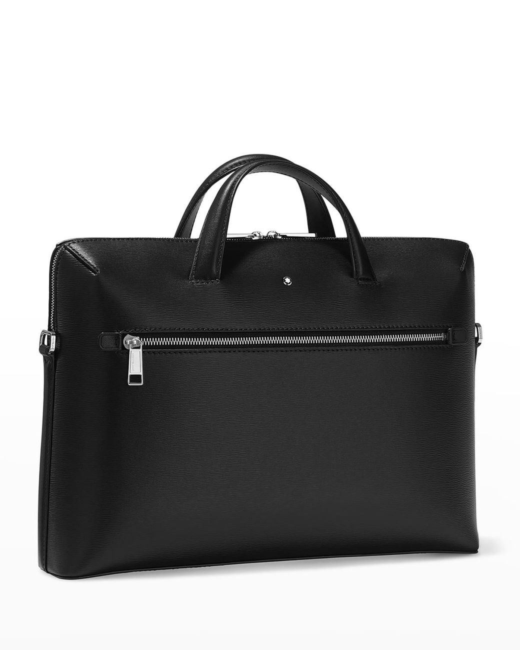 Montblanc Leather Zip Briefcase in Black for Men Lyst