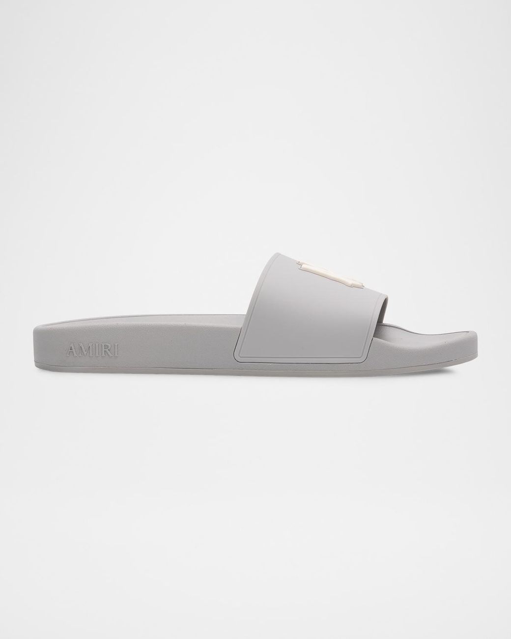 Amiri White Ma Logo Pool Slides for men
