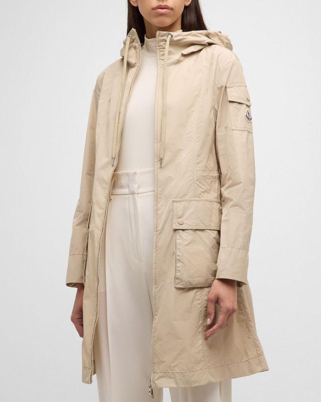 Moncler Black Laerte Long Parka Jacket