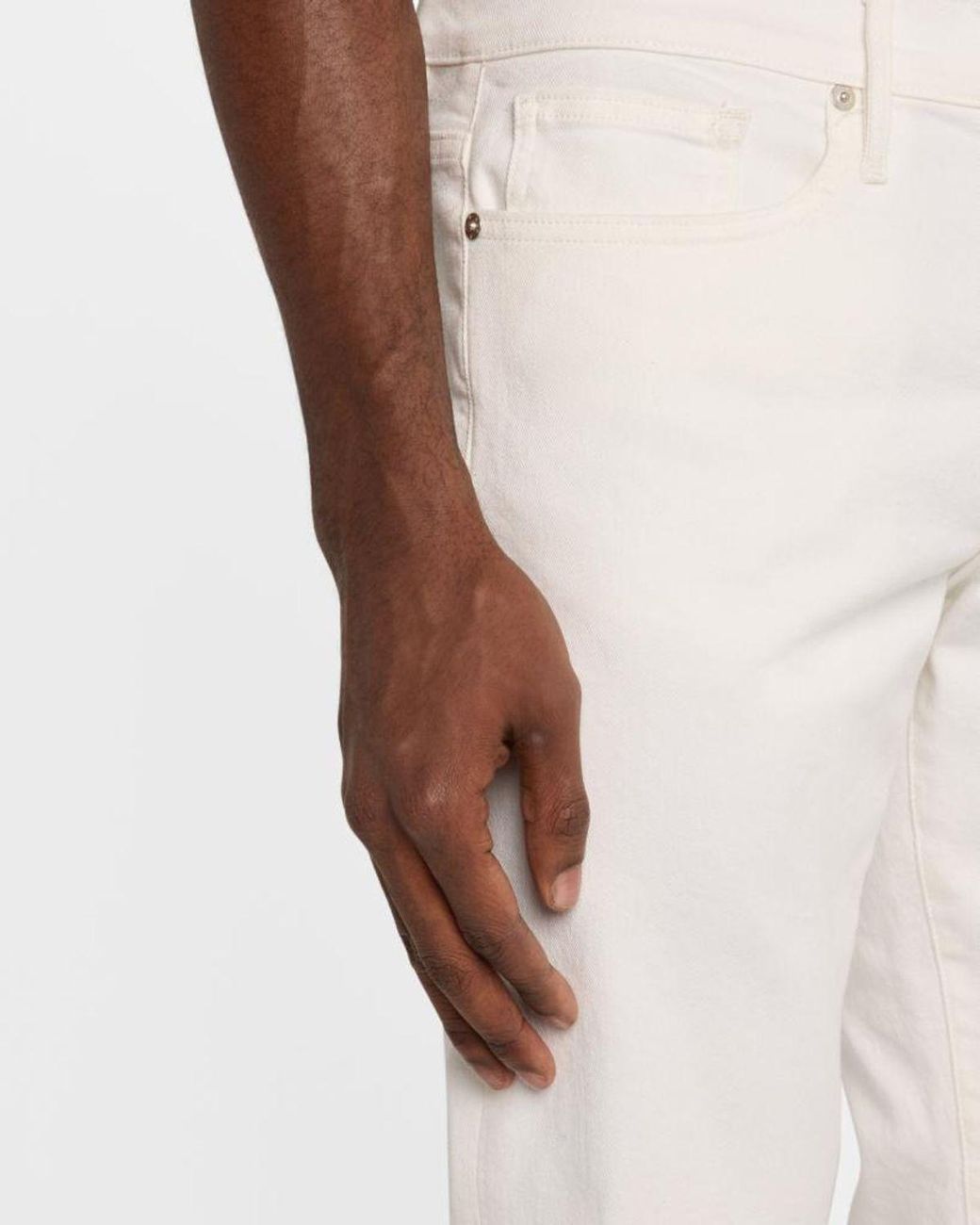 FRAME Natural Apos;S Slim Five-Pocket Pants for men