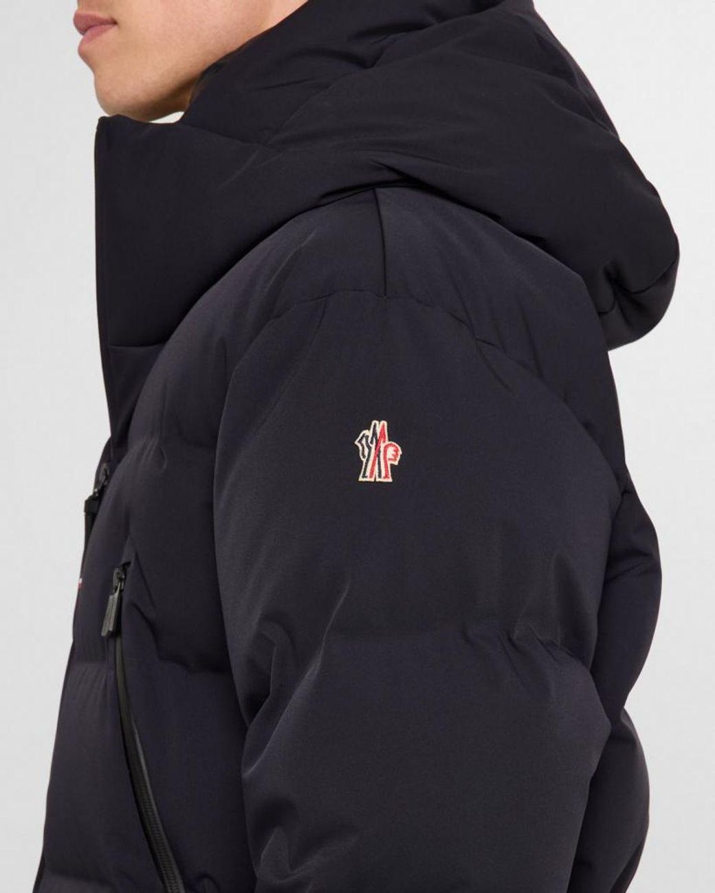 Moncler Blue Apos;S Fellberg Hooded Down Ski Jacket for men
