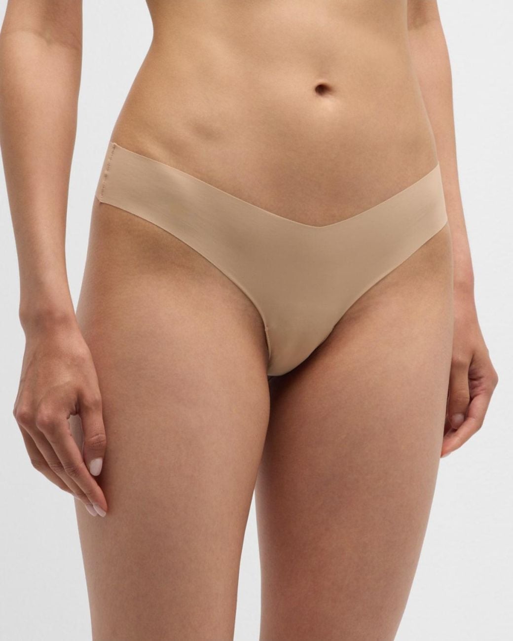 Commando Brown Classic Solid Thong