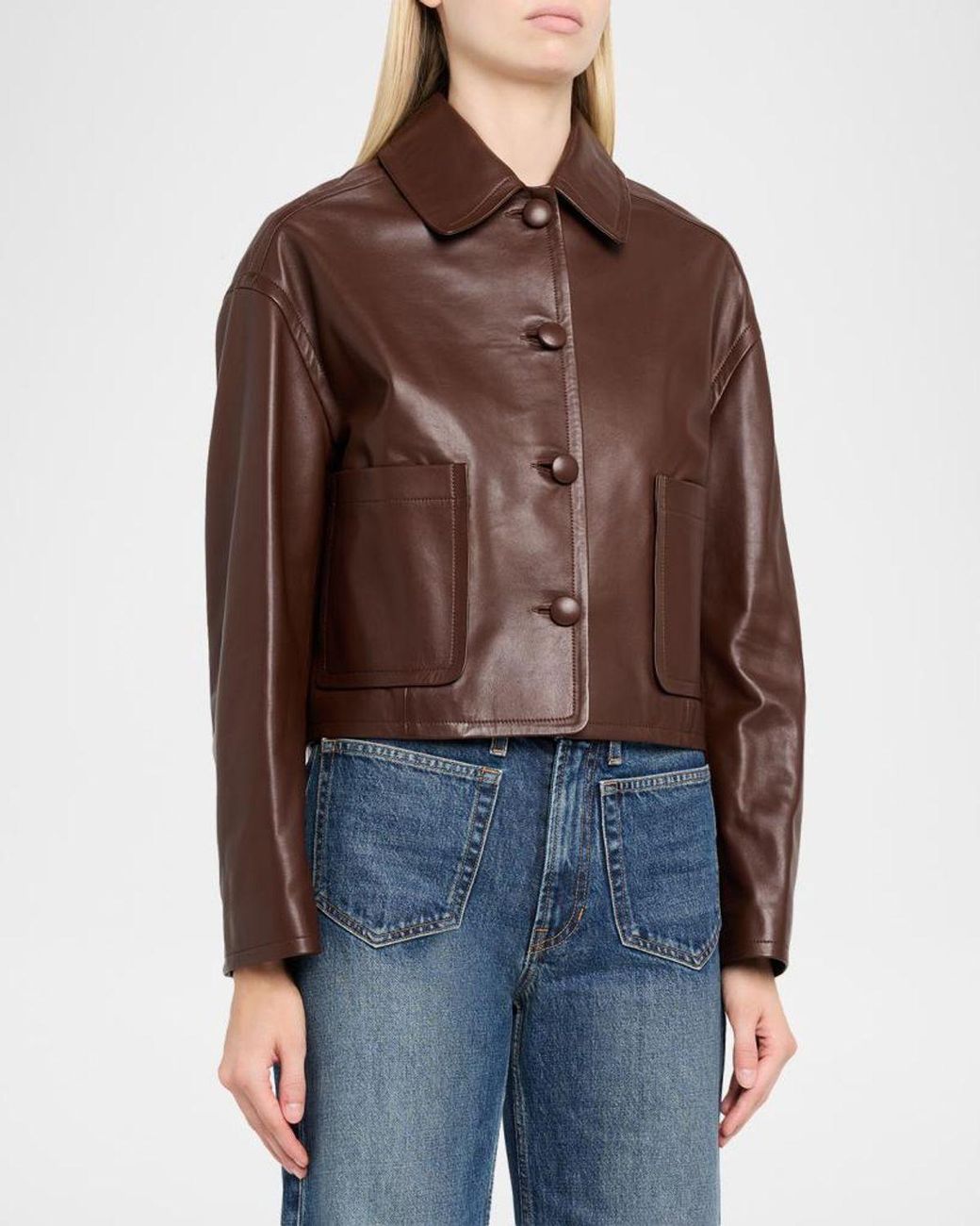 A.L.C. Brown Brooks Leather Jacket