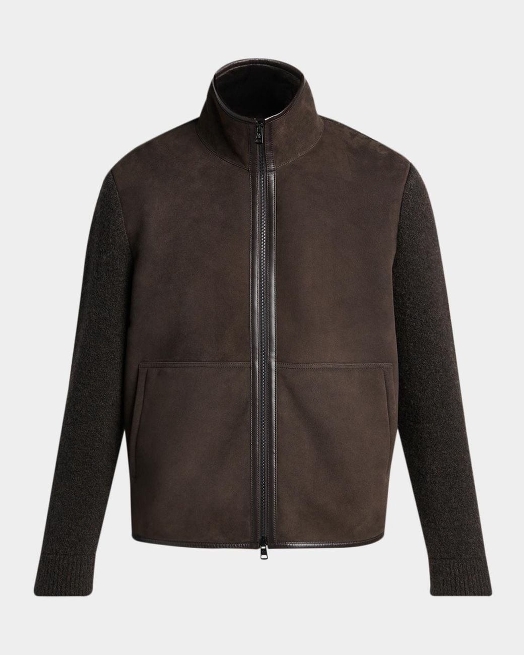 Moncler Black Apos;S Suede Jacket for men
