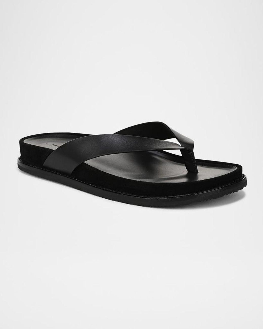 Vince Black Apos;S Dali Leather Sandals for men