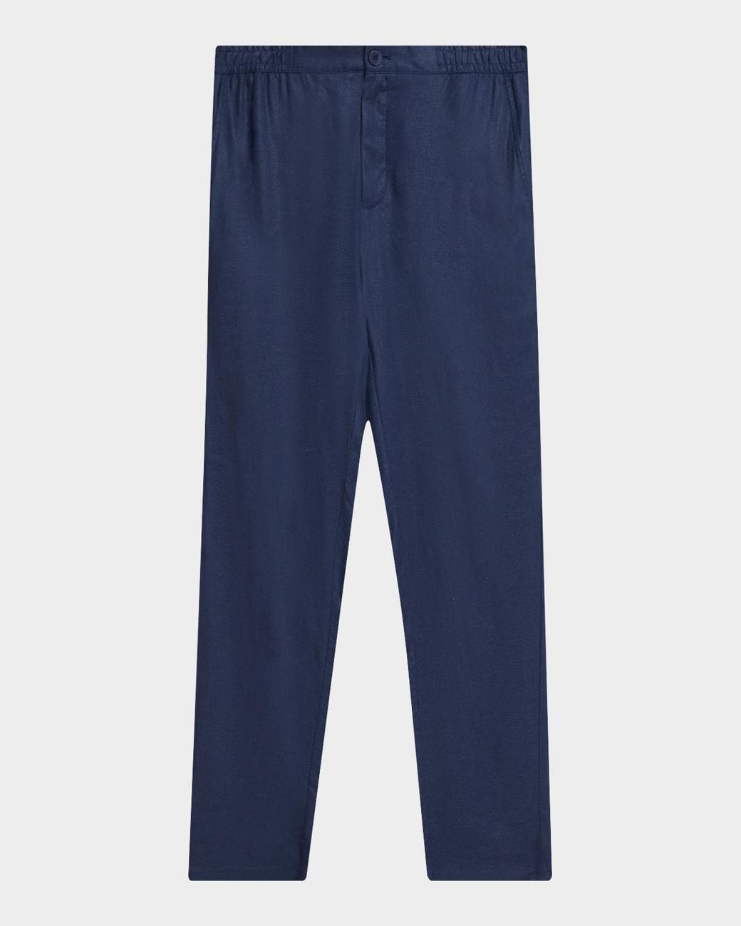 Bugatchi Blue Apos;S Aerolinen Drawstring Pants for men