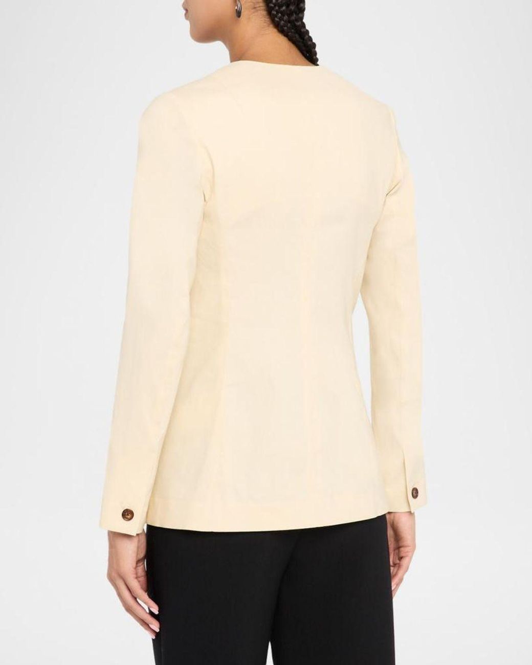 Rag & Bone Natural Roslyn Linen Blazer