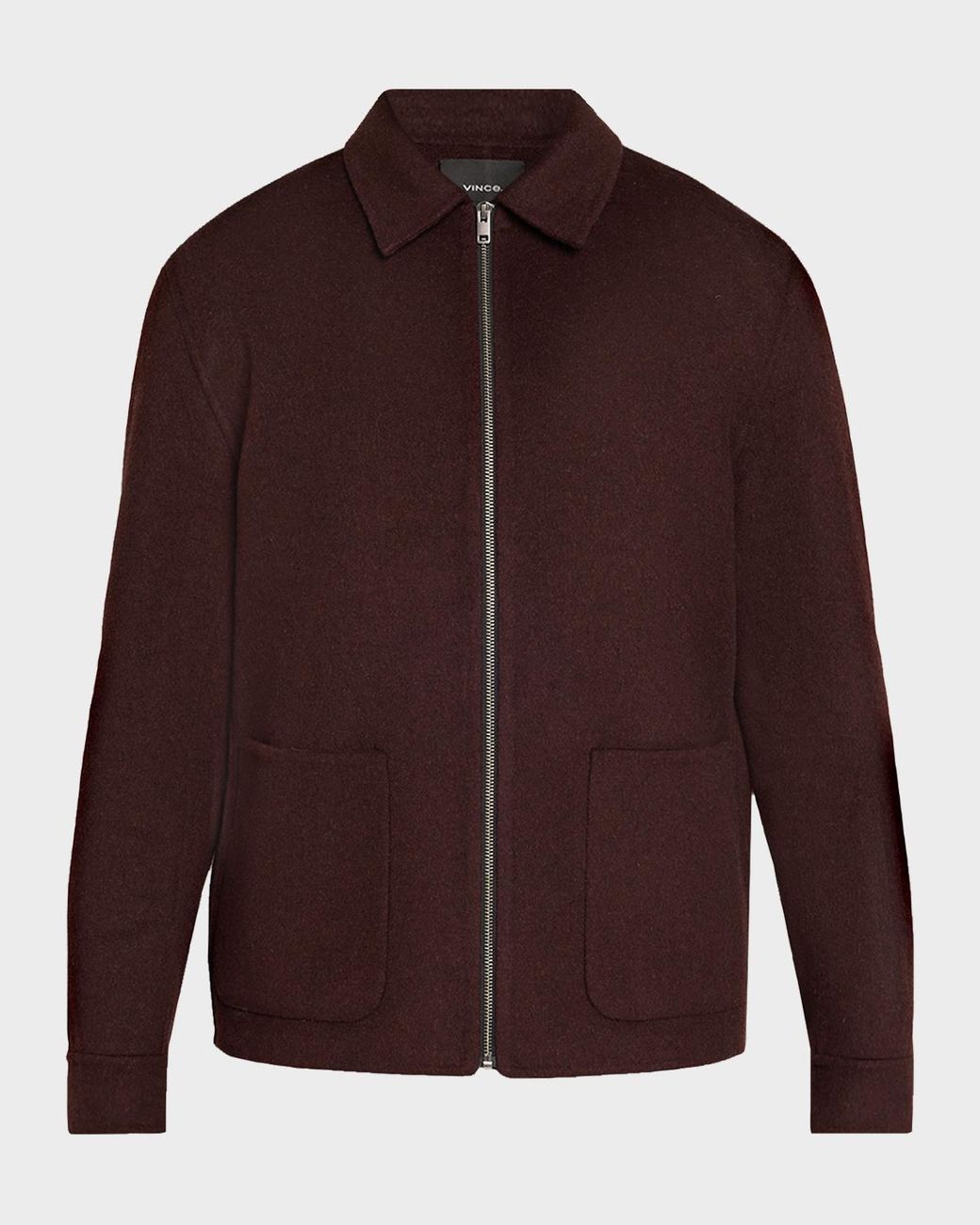 Vince Purple Apos;S Splittable Wool Blend Full-Zip Jacket for men
