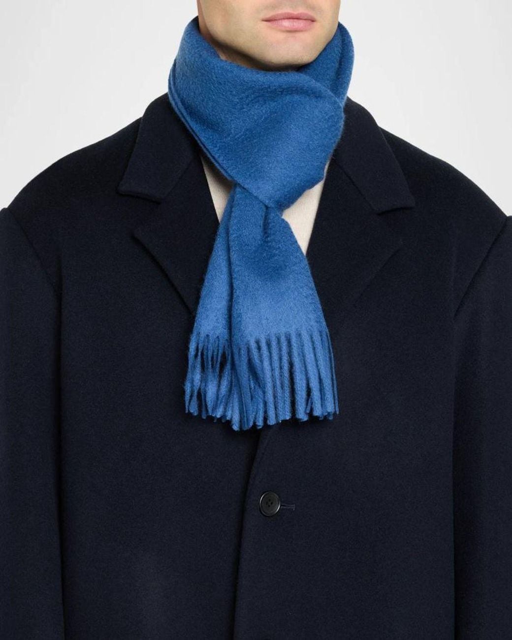 Paul Smith Blue Apos;S Cashmere Scarf for men