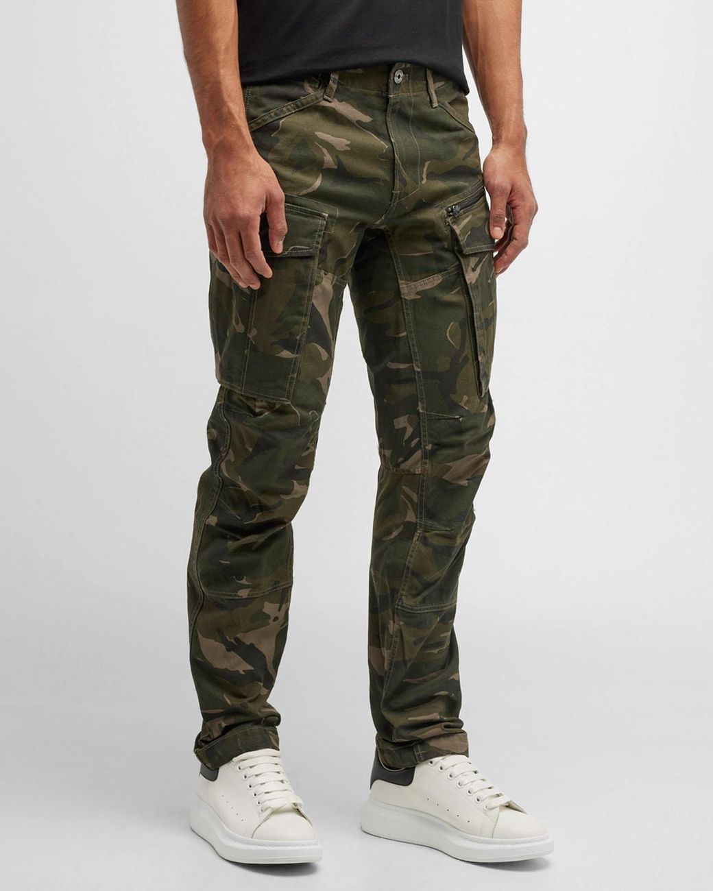 GStar RAW Rovic 3d Tapered Camo Cargo Pants in Green for Men Lyst