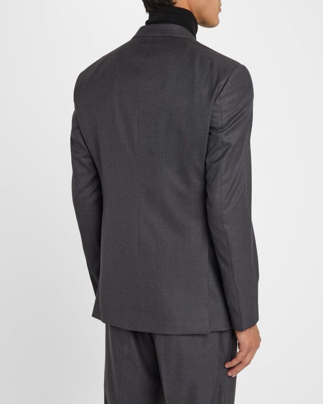 Giorgio Armani Black Mne & Apos;S Basic Wool Two-Piece Suit for men