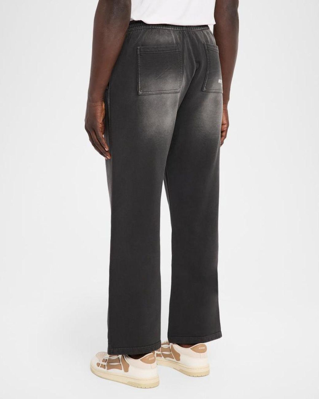 Represent Gray Apos;Butterfly Initial Cotton Sweatpants for men
