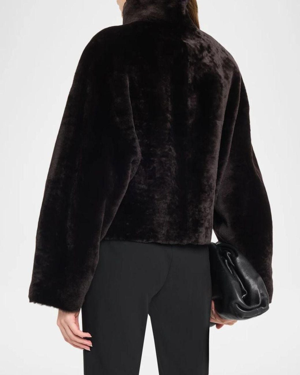Arma Black Indy Reversible Shearling Jacket