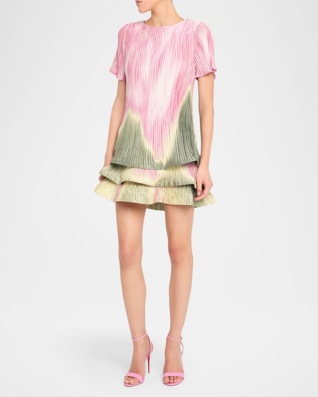 mini mitte dress Self-Portrait White Polyester Casual Dress