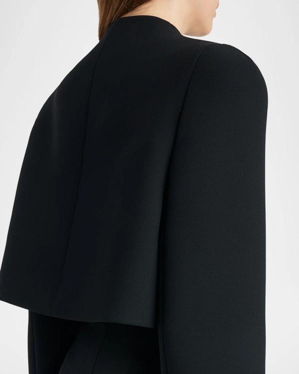 Khaite Black Samo Crop Single-Breasted Jacket