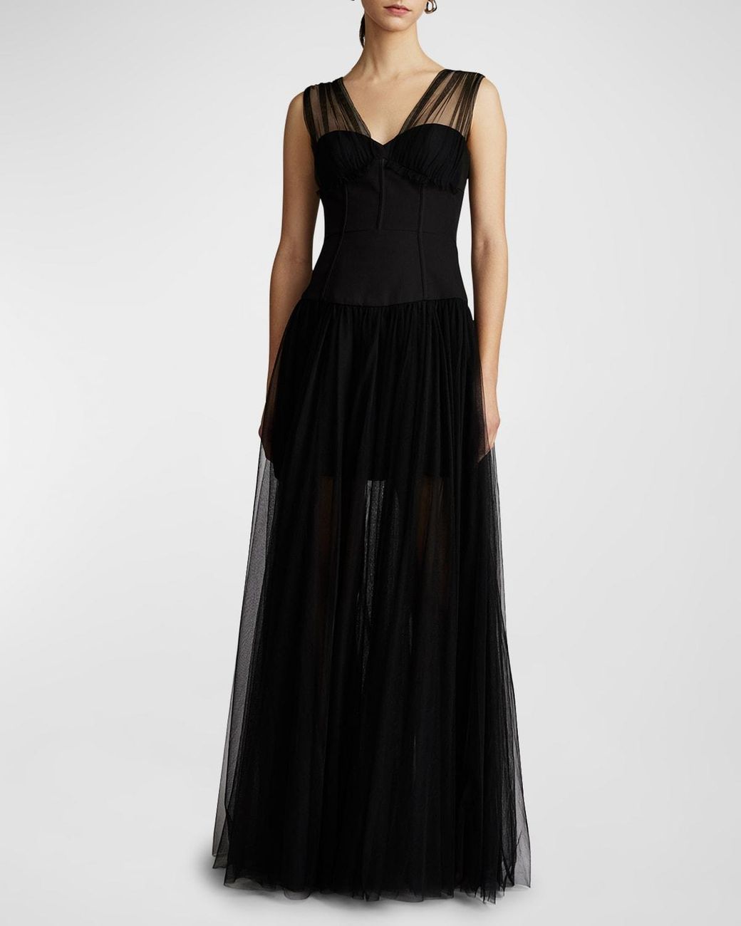 Zac posen black clearance gown