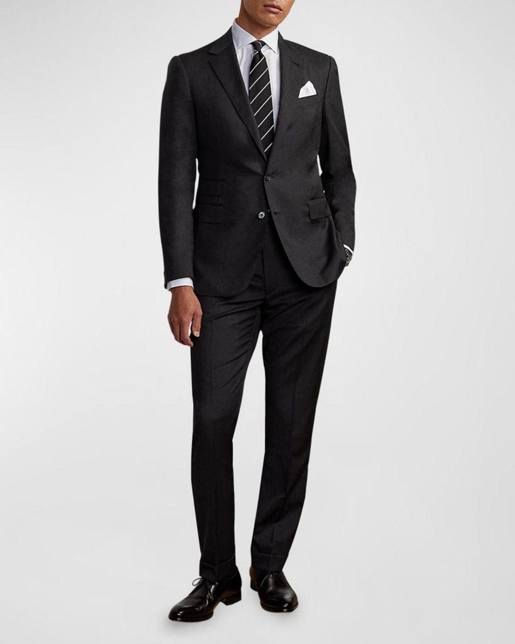 Ralph Lauren Black Gregory Hand-tailored Wool Serge Suit for men