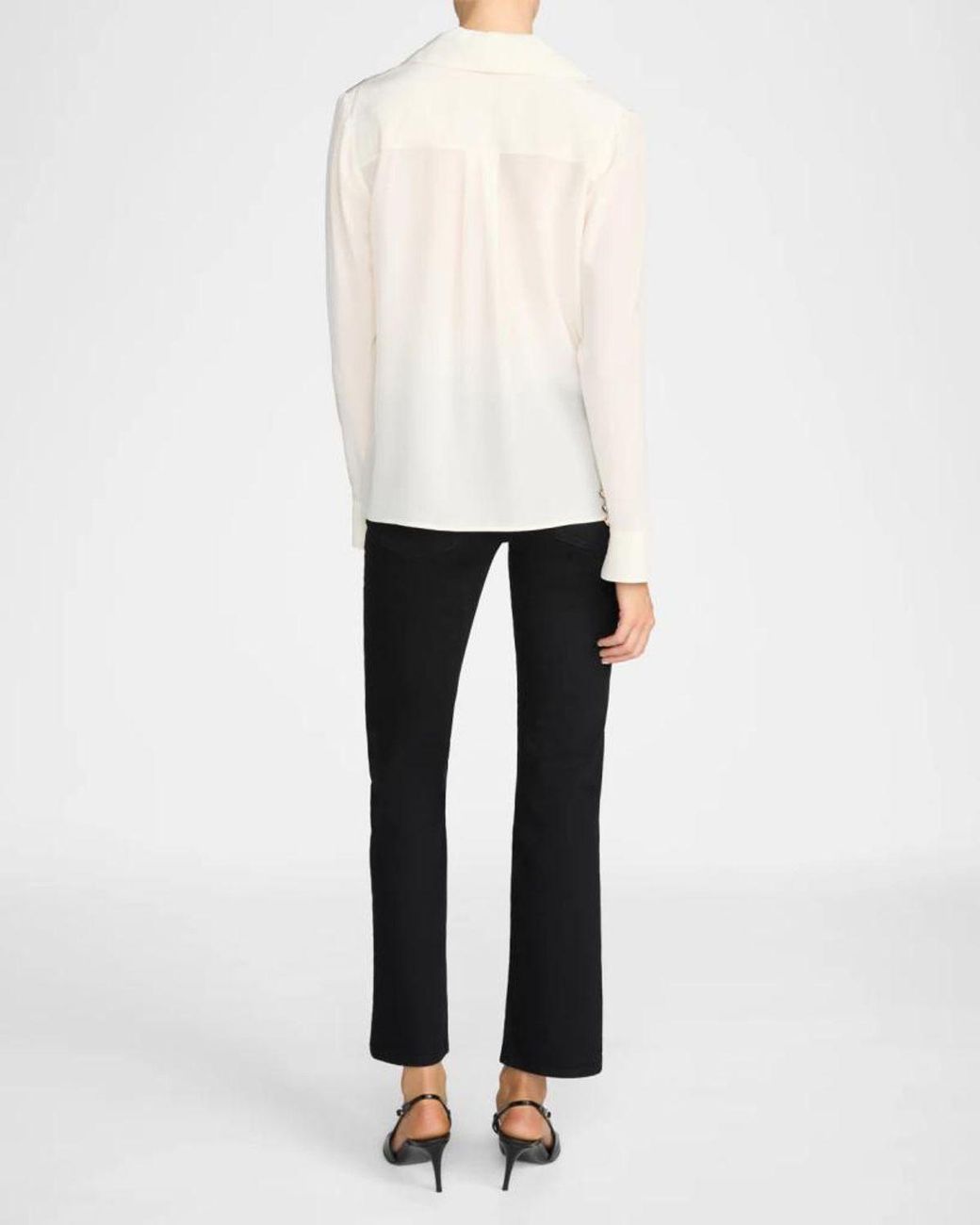 FRAME Black The Cigarette Pants