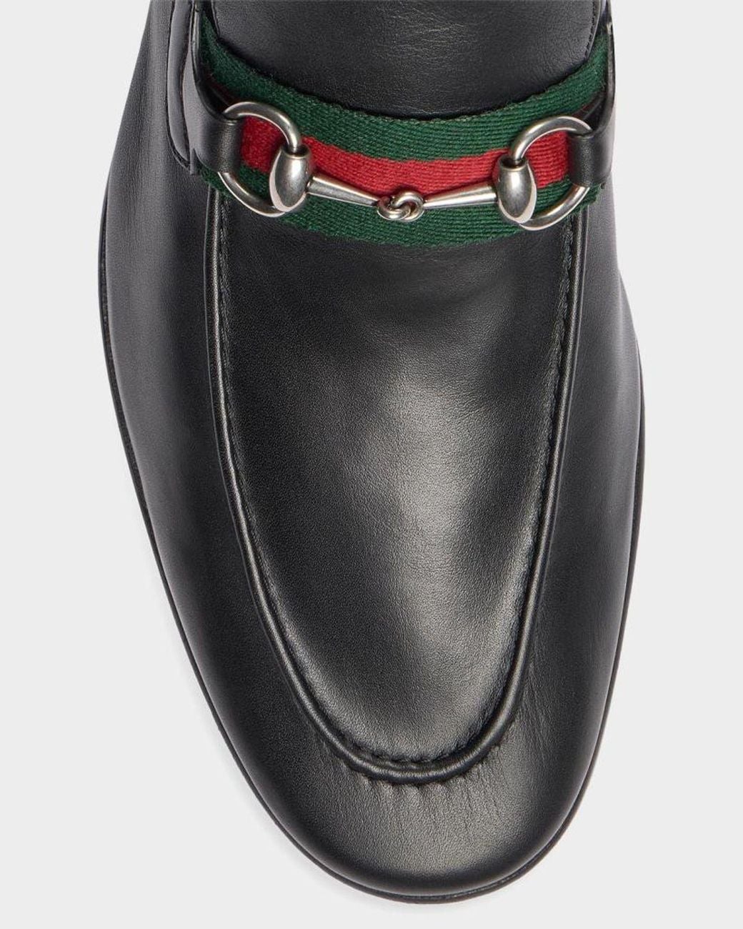 Gucci Black Apos;S Como Leather Loafers for men