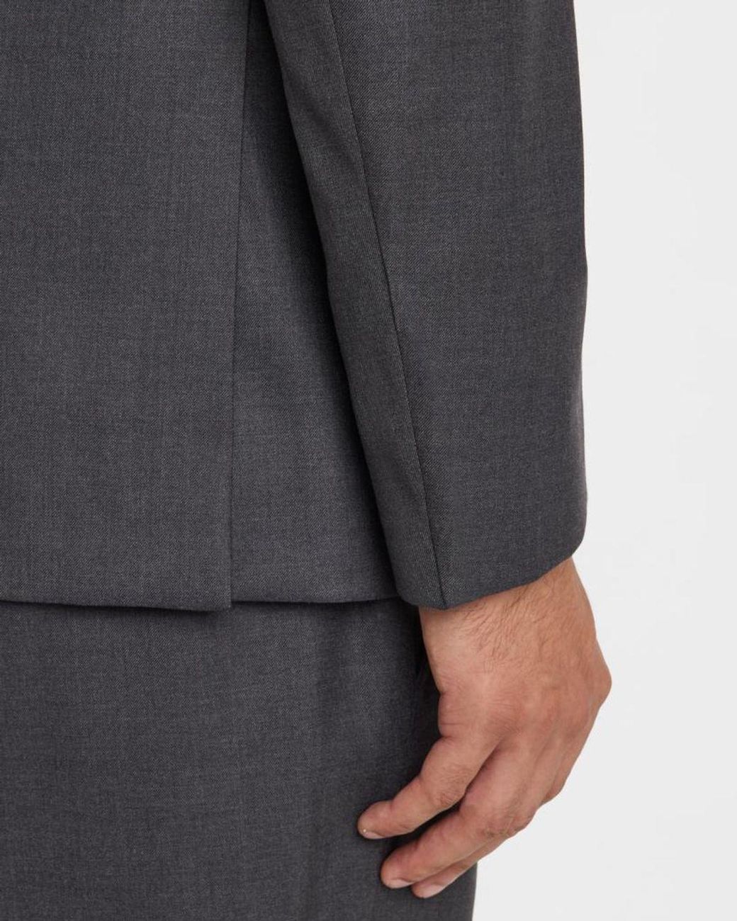 Giorgio Armani Black Mne & Apos;S Basic Wool Two-Piece Suit for men