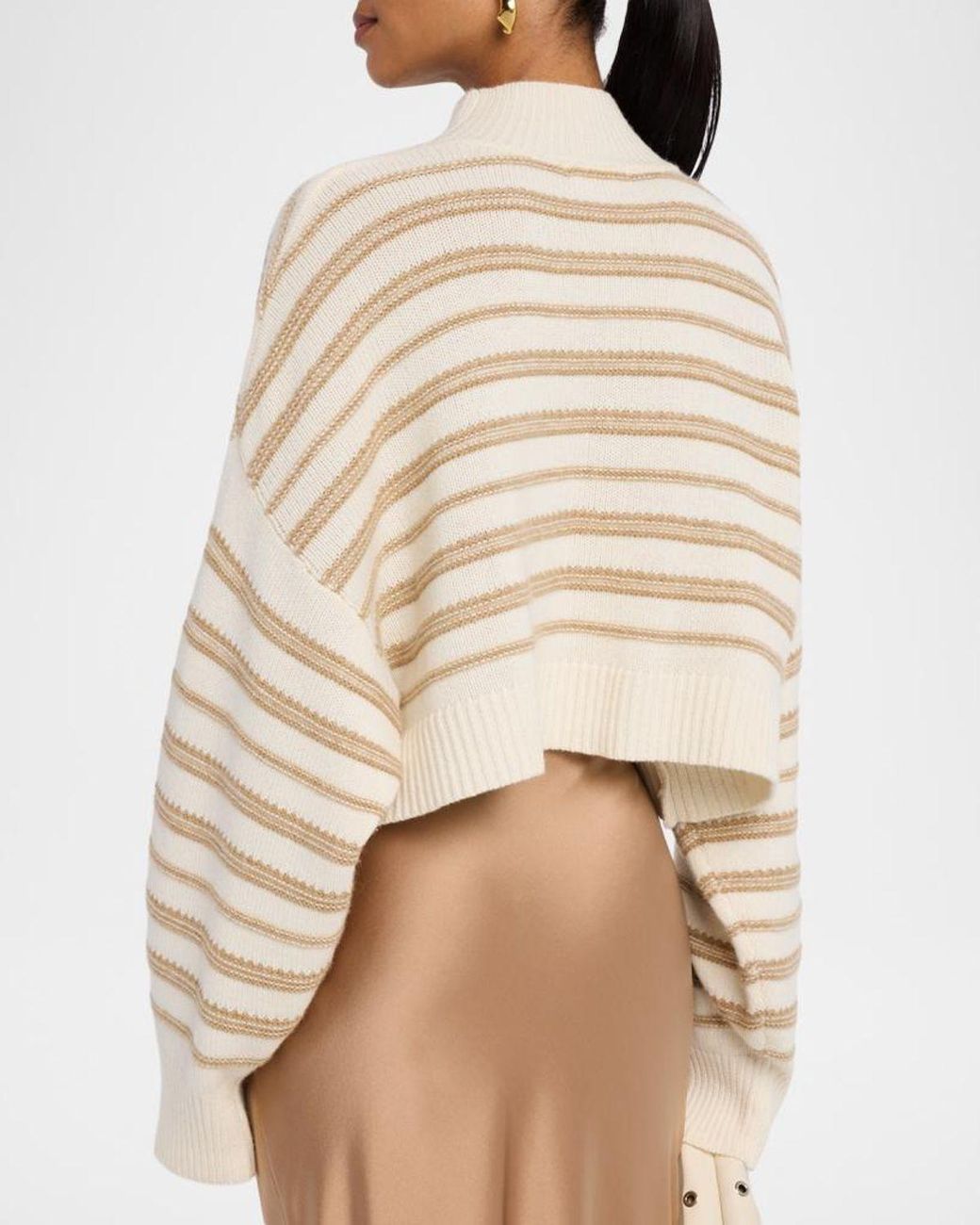 SABLYN Natural Wells Cropped Cashmere Pullover