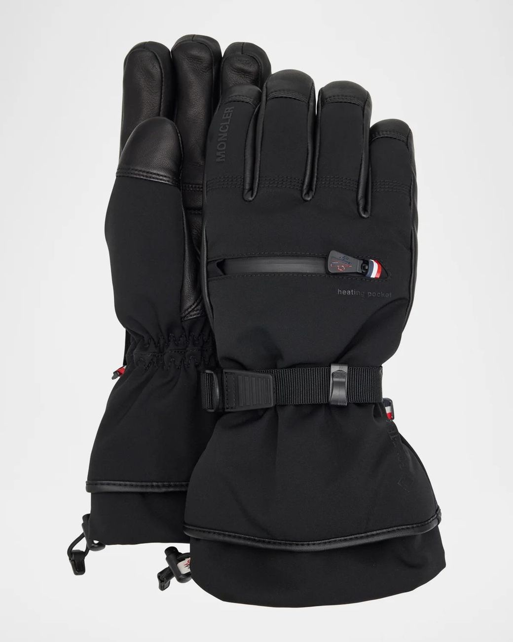 Moncler Black Apos;S Ski Heating Pocket Gloves for men