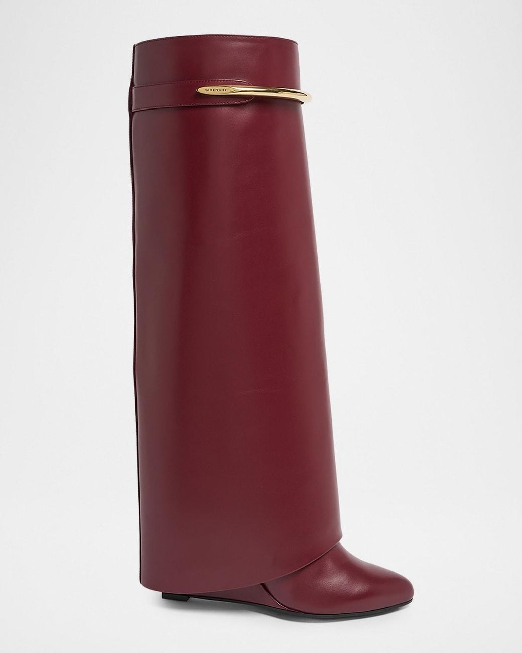 Givenchy Red Shark Pinch Leather Boots