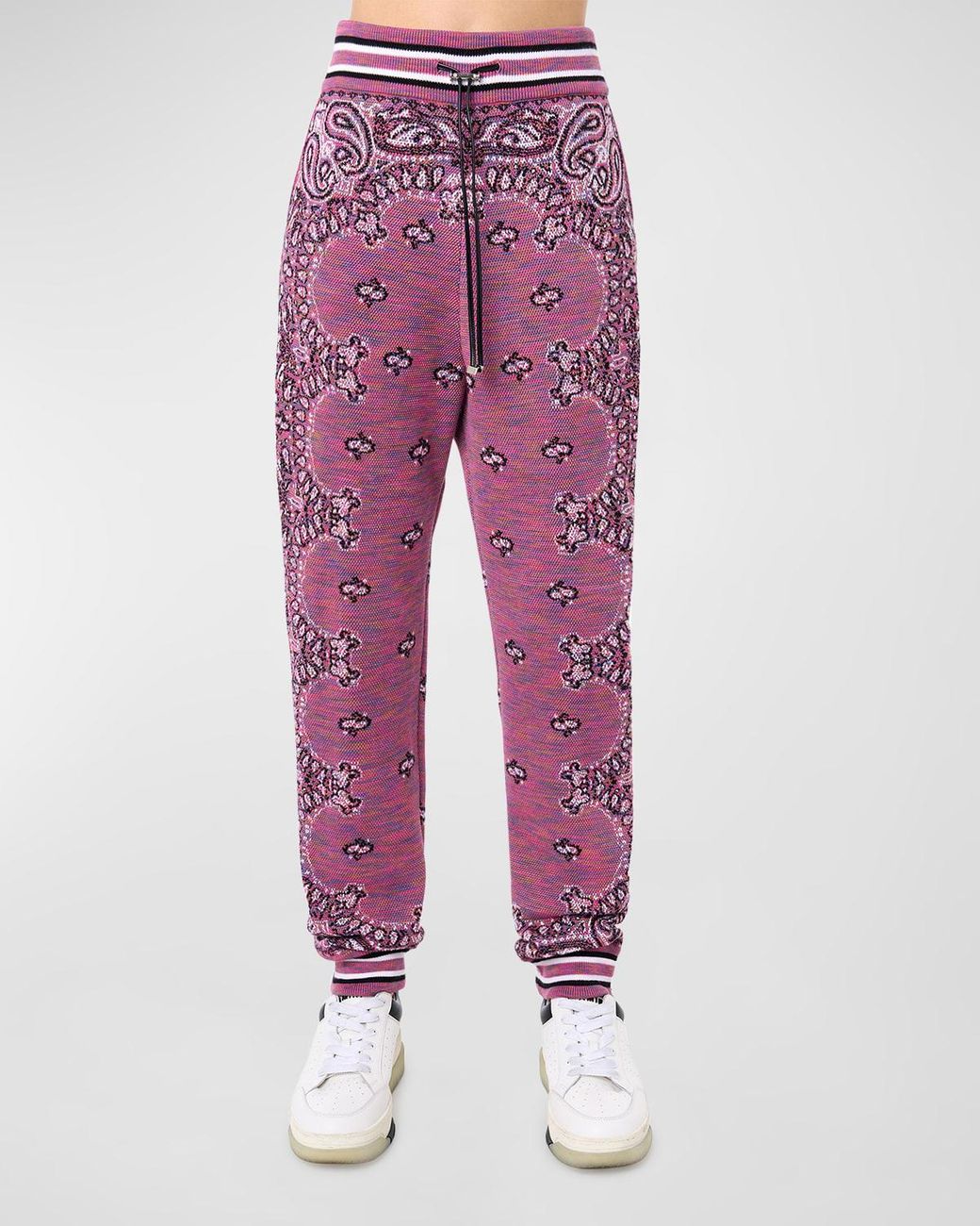 Amiri Spacedye Bandana Drawcord Jogger Pants in Pink Lyst