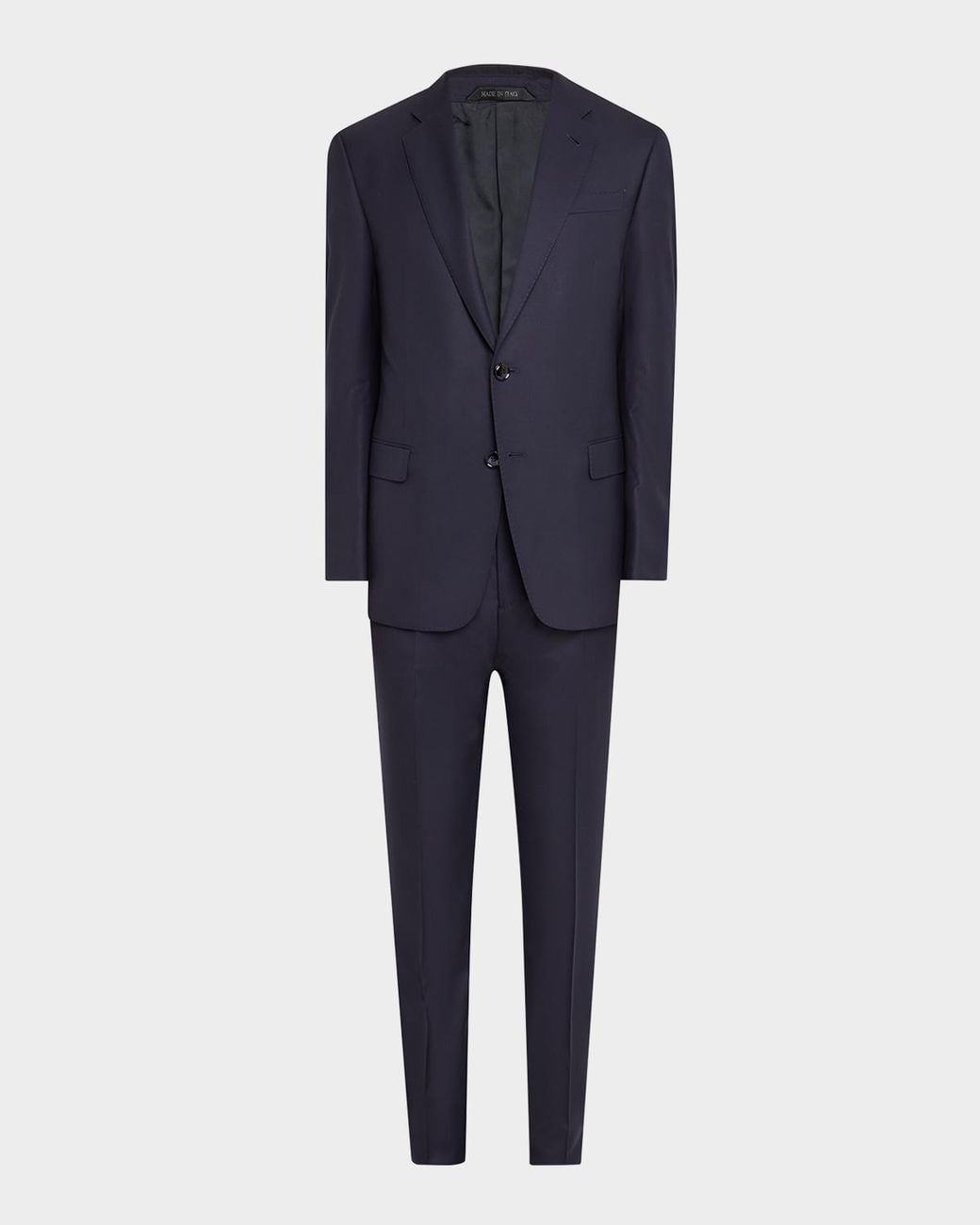 Giorgio Armani Blue Two-button Soft Basic Suit, Navy for men
