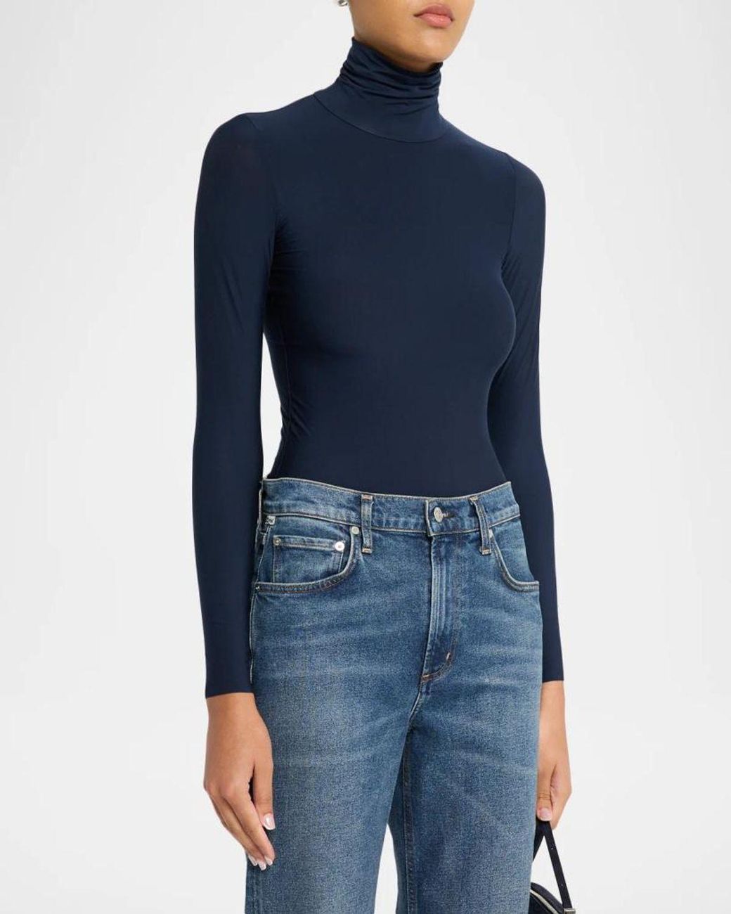 Commando Blue Butter Turtleneck Bodysuit